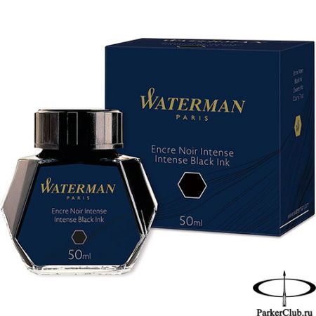 Черные чернила Waterman (Ватерман) Intense Black во флаконе
